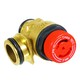 image 7 of SPARES2GO Boiler Pressure Relief Valve 3 Bar 1/2" BSP Push Fit Brass PN 10 Safety PRV