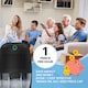 image 3 of Air Pro Mini Dehumidifier Portable Electric Mould & Damp Remover 300ml/Day  Moisture Absorber 600ml Water Tank Condensation Remover | Black | Black | 1