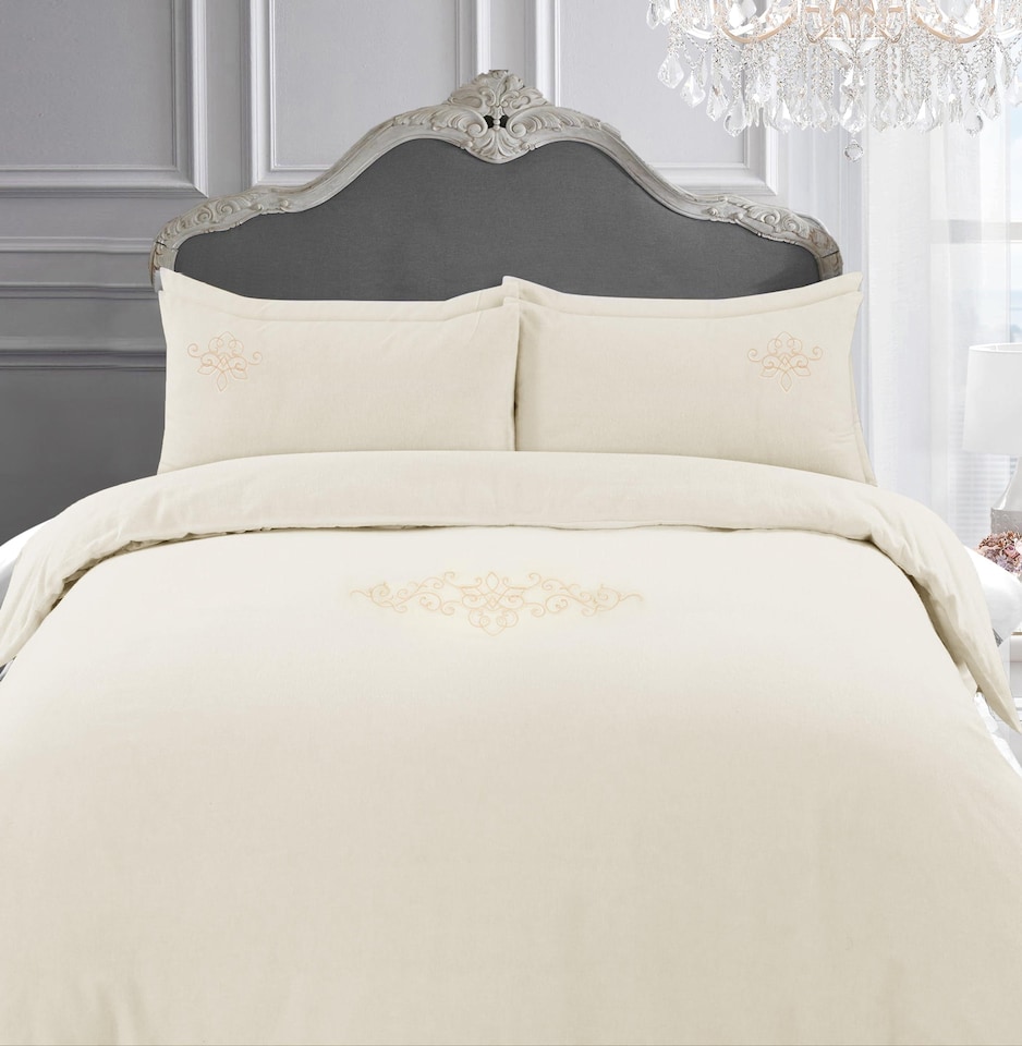 image 1 of Sweet Dreams Grosvenor Scroll 100% Egyptian Cotton 330 Thread Count Duvet Cover