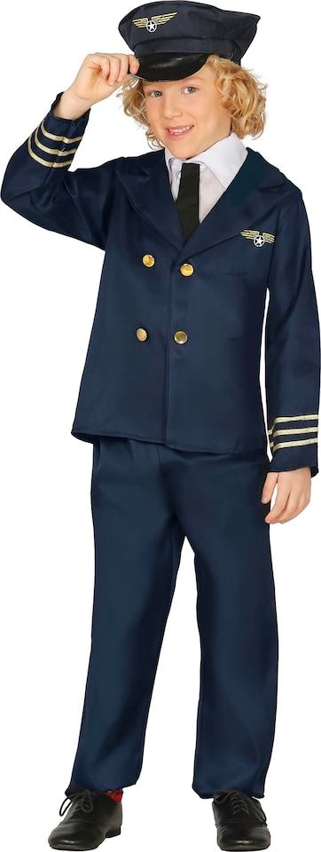 image 1 of Fancy Dress Child Pilot Costume - 10-12 Years