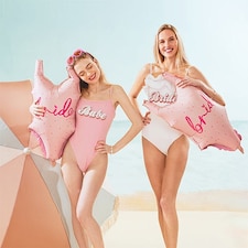 Bride Pink Swimming Costume Swimsuit Giant Helium Foil Balloon 76cm / 30 in