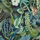 image 3 of Grandeco Botanical Wildlife Jungle Textured Wallpaper, Green Blue Teal | Blue | Blue & Green | 5.32