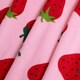 image 3 of OHS Strawberry Print Microfibre Absorbent Holiday Beach Bath Towel, 71x152cm - Pink