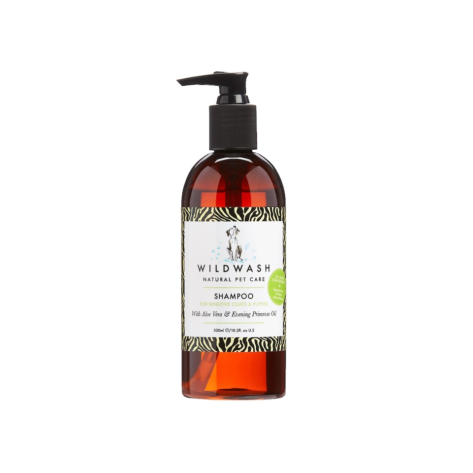 image 1 of WildWash Sensitive Coats & Puppies Dog Shampoo with Aloe Vera 300ml