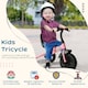image 3 of HOMCOM Kids Trike Toddler Tricycle Children Ride on 3 Wheels Bike For 1.5 - 4 Years Pink