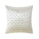 image 1 of Homescapes Cream Crushed Velvet Cushion Cover - 55 x 55 cm Cream