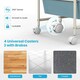 image 5 of COSTWAY 15 Drawers Storage Trolley Rolling Utility Cart Colorful