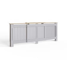 Longslow Adjustable Radiator Cover | Grey | Grey