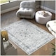 image 1 of Washable Rug Aliya - different sizes, oriental pattern, non-slip underside, non-allergenic short pile Grey | 230 x 160 cm