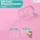image 5 of Disposable Plastic Table Cover, Table Liner - 54" x 72"