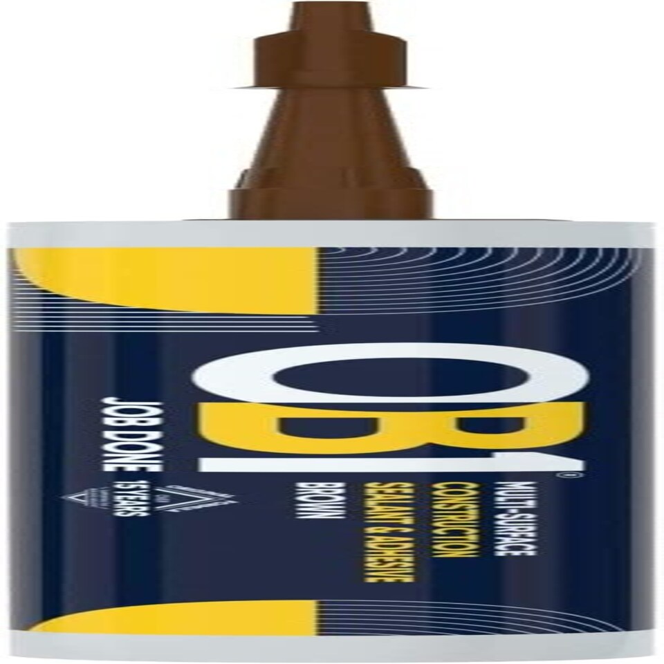 image 1 of OB1 Brown - Multi-Surface Construction Sealant & Adhesive Waterproof Silicone (Box of 12)