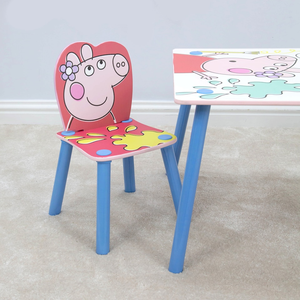 image 1 of Peppa Pig Playful Table And Chairs