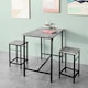 image 6 of SoBuy OGT11-HG,Industrial Dining Set Breakfast Bar Table and 4 Stools | Grey | Grey