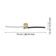 image 4 of EGLO Aieta Black Minimalist Ceiling Light