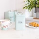 image 2 of KitchenCraft Tea Tin Blue Metal
