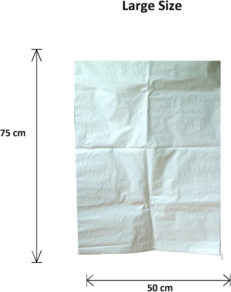 image 1 of S&d, Rubble bag Sacks waste bag sand bag garden waste bags heavy duty (20 Bags Large (50x75cm))