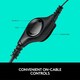 image 2 of Logitech H390 Wired Headset - Black