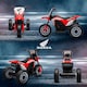 image 8 of HOMCOM Honda Licensed 6V Kids Electric Motorbike, Three Wheel Ride On Motorcycle Car with Horn, Sound, for Ages 18-36 Months - Red