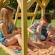 image 4 of Treehouse Wooden Play Tower, with Wavy Slide & Firemans Pole - FSC® certified