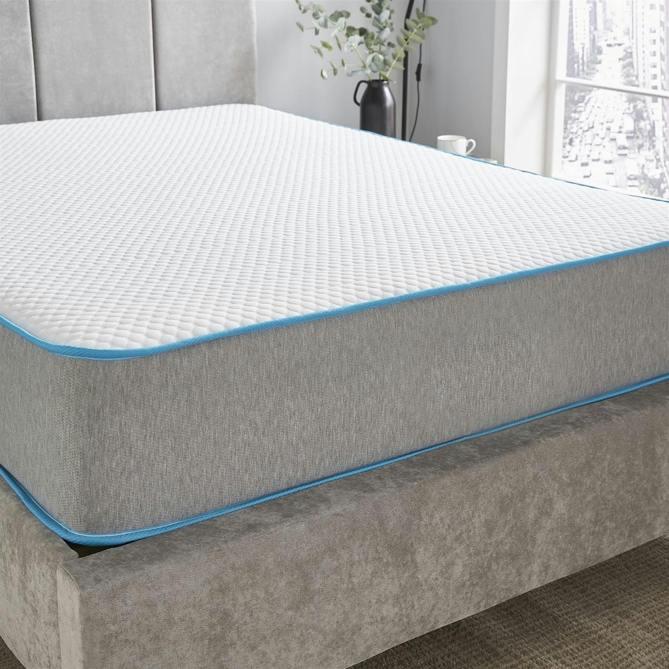 image 1 of Premium Comfort Bubble Hybrid Mattress - 23cm Deep, Soft/Medium Firmness | Grey | King