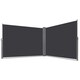 image 7 of COSTWAY 1.6x6M Retractable Folding Side Awning Screen Divider Grey