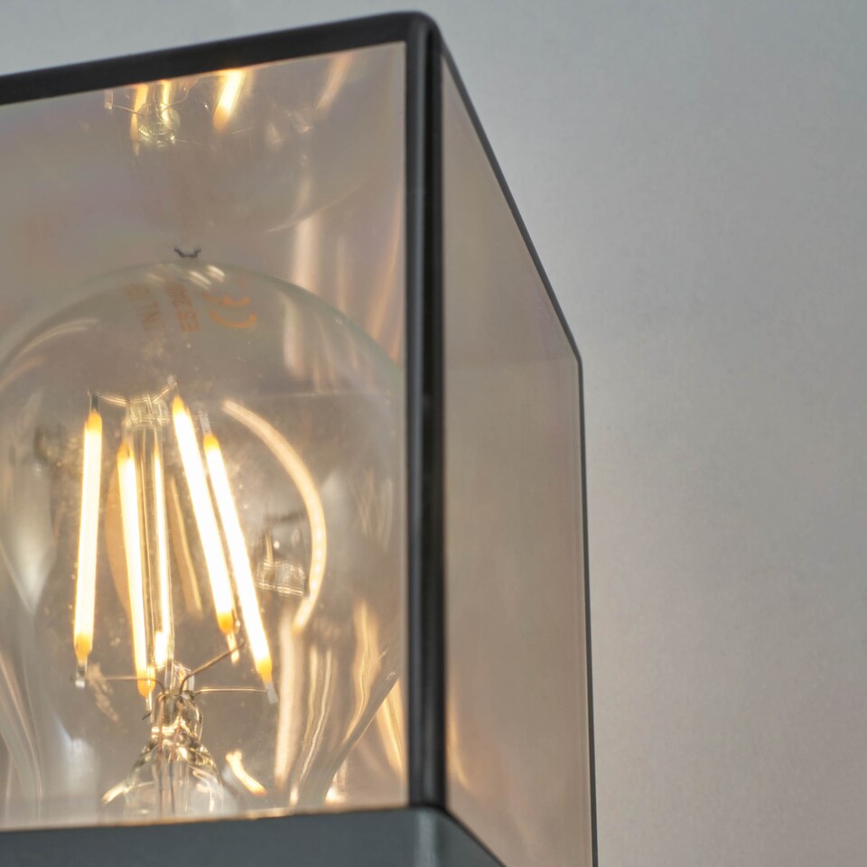 image 1 of BHS Rome Outdoor Wall Light, Dark Grey | Grey | Dark Grey | 1