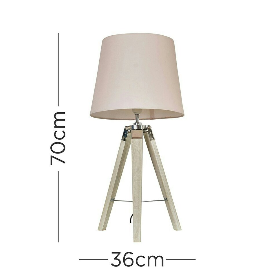image 1 of ValueLights Clipper Brown Table Lamp Brown Shade