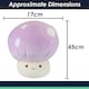 image 5 of Lilac Mushroom Mochi Soft Toy Cute Plushie Huggable Cuddly Plush 45cm Lilac