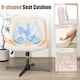 image 2 of Rattantree Ergonomic Cross Legged Office Chair Armless Velvet Desk Chair