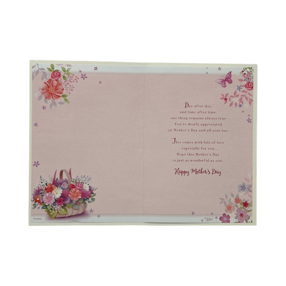 image 1 of To A Dear Mum Pastel Floral Wallet Design Mother's Day Card