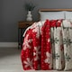 image 2 of BHS Christmas Patchwork Throw, Red | Red | Red | One Size | 1