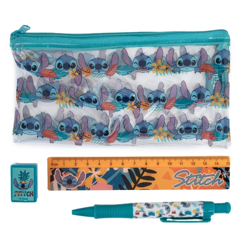 image 1 of Lilo & Stitch Aloha Hawaii A4 Bumper Stationery Set Set (Pack of 12) - Multicoloured - One Size
