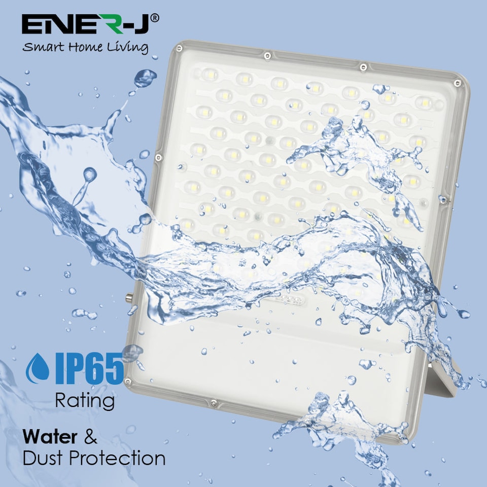 image 1 of 300W LED Floodlights with Solar Panel IP65 Waterproof with Remote Control