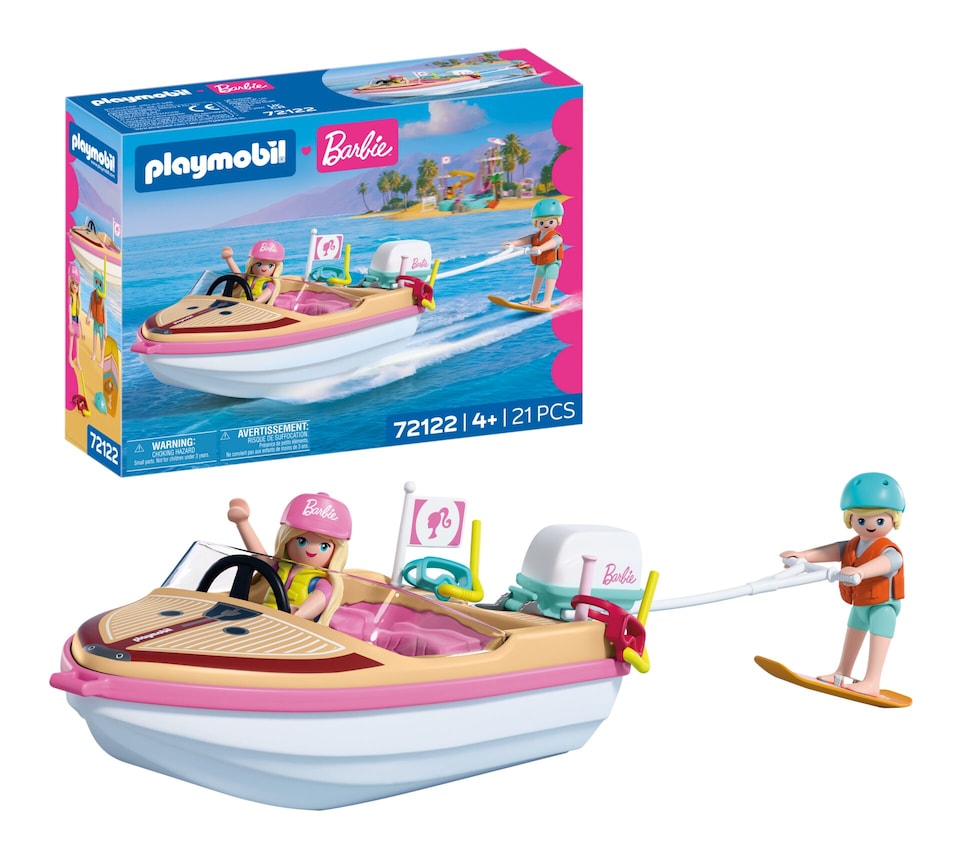 image 1 of PLAYMOBIL x Barbie Adventure Boat