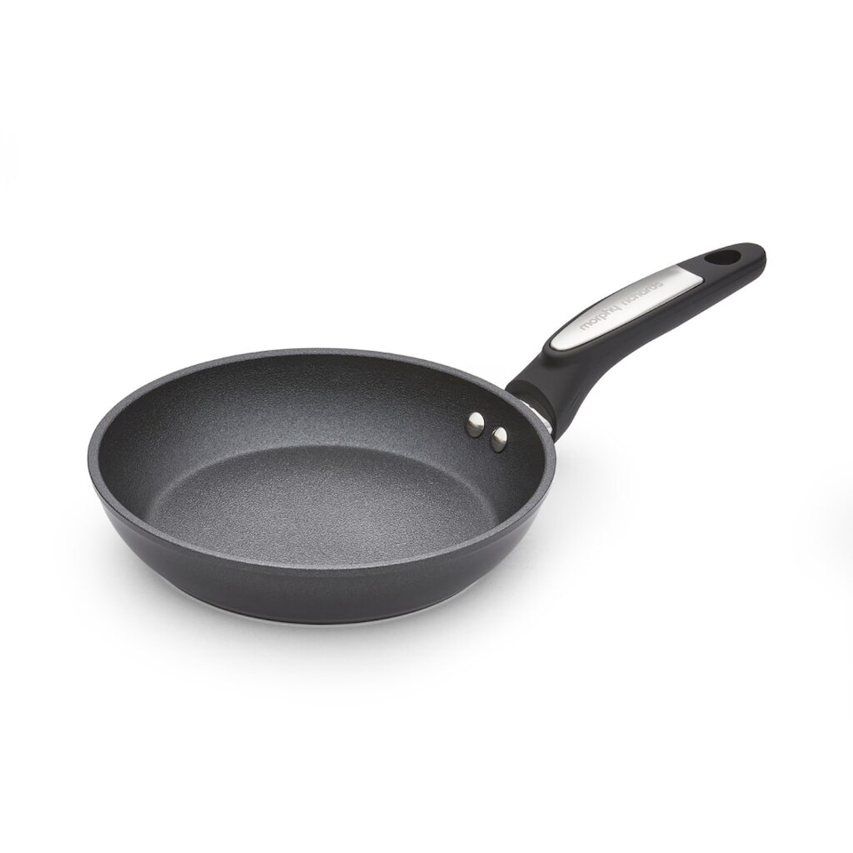 image 1 of Morphy Richards 20cm Forged Aluminium Ceramic Frying Pan - Black