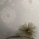 image 2 of Holden Décor Allora Dandelions Heavyweight Vinyl Textured Wallpaper - Grey - 10m x 53cm | Grey