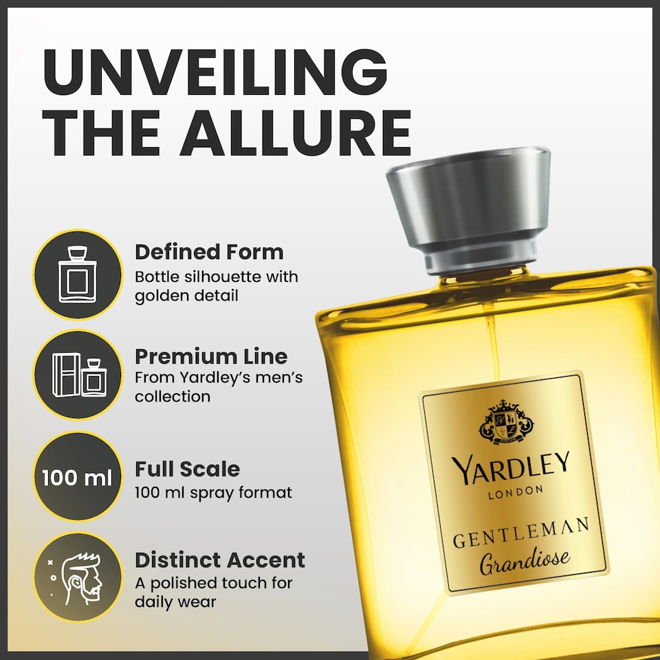 image 1 of Yardley London Gentleman Grandiose Eau de Parfum 100ml