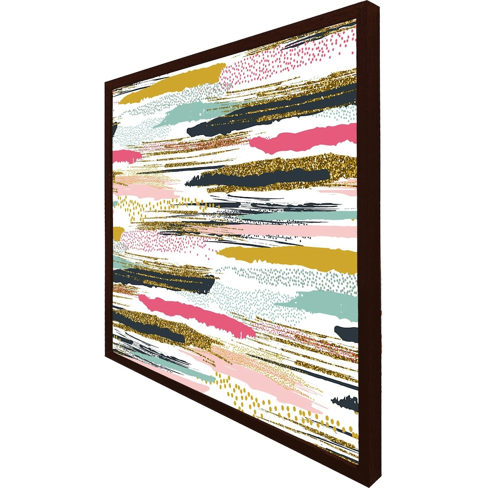 image 1 of Coloured stripes & spots (Picture Frame) Grey | M