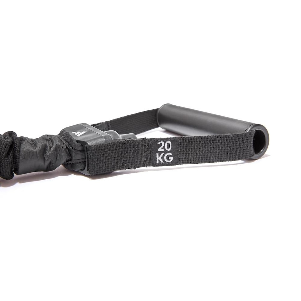 image 1 of Adidas Power Tube L2 - 20 kg Resistance Band with Foam-Padded Handles | Multi | adult