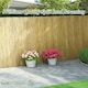 image 3 of 4m x 1.8m Split Reed Fencing Screening Rolls for Garden Outdoor Privacy | Brown | Beige | 1