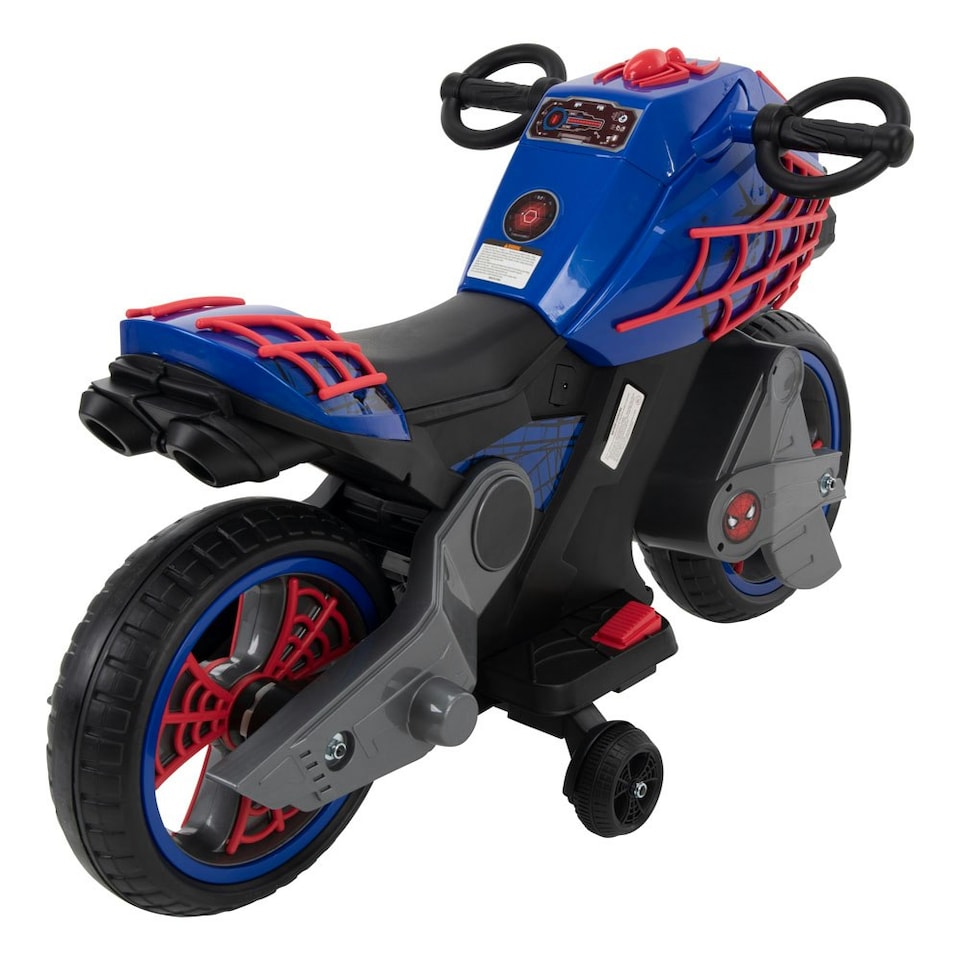 image 1 of HUFFY Marvel Comics Spider-man Motorcycle Electric Children's Ride-on