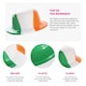 image 2 of Irish Flag Bowler Hat | Green | 24