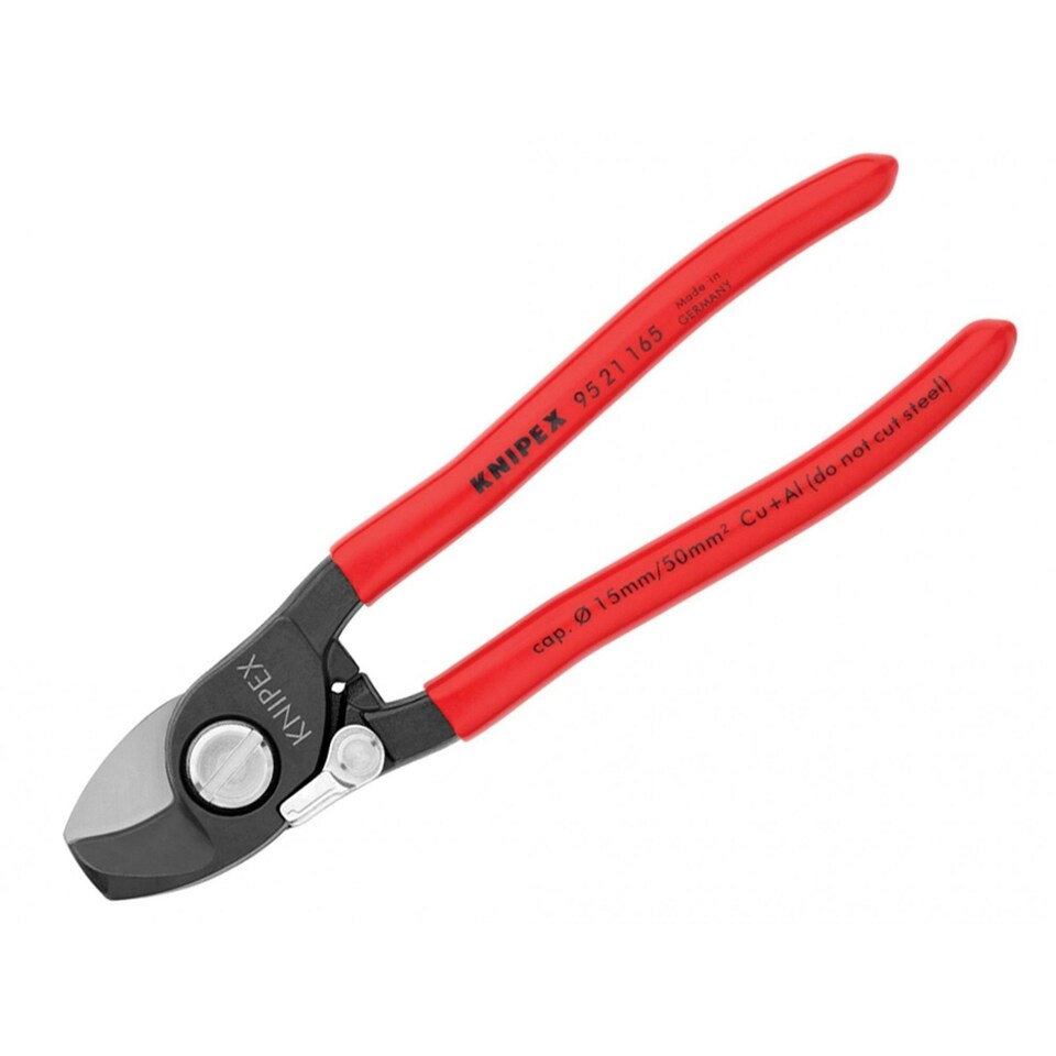 image 1 of Knipex 95 Series Cable Shears - Multi Colour - Return Spring PVC Grip