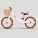 image 5 of Allis Lumi Balance Bike for 2 Year Olds with Basket & Bell - White | White | 12" Balance Bike | 1