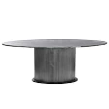 Dining Table Home ESPRIT Brass Marble 200 x 110 x 76 cm N/A