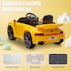 image 6 of AIYAPLAY Licensed RUF CTR 2017-Yellowbird Electric Car for Kids, Ride On Car 12V Battery Powered Kids Electric Vehicle with Remote Control, Soft Start, MP3 Player, LED Lights, Horn | Yellow