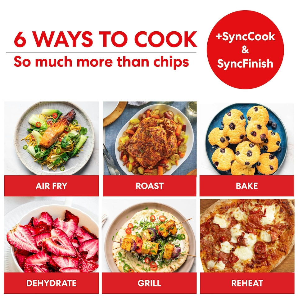 image 1 of Instant Vortex Plus VersaZone 8.5L Air Fryer Black