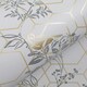image 5 of Himara Lipsy Geometric Wallpaper - Grey/Gold - 10m x 53cm Grey
