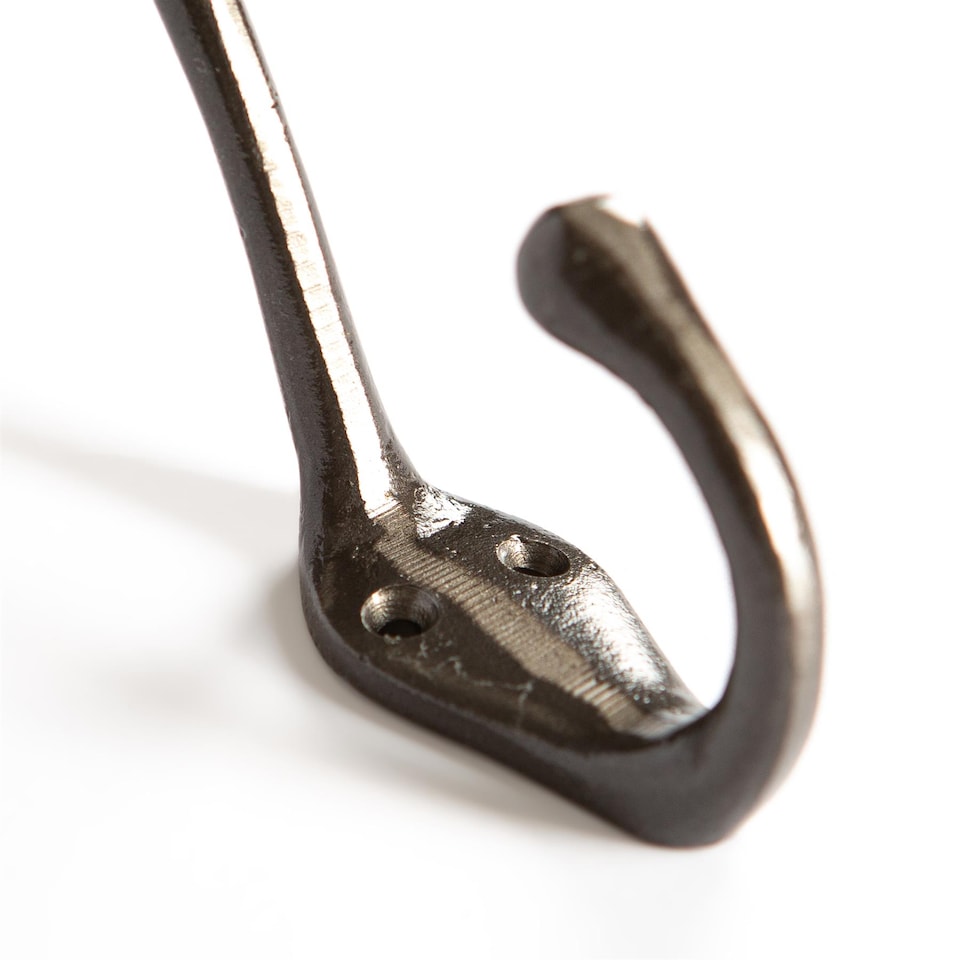 image 1 of Hammer & Tongs Narrow Hat & Coat Hook - W30mm x H140mm - Raw