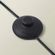 image 3 of ValueLights Camden Black Tripod Floor Lamp Grey Drum Shade & Bulb Grey